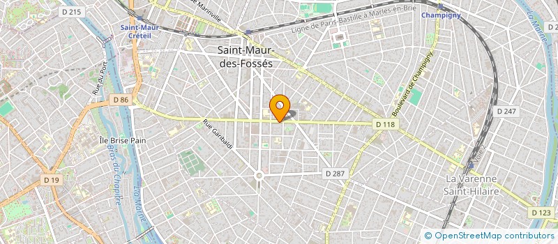 localisation de l'entreprise MADAME VIRGINIE HOUARD  SAINT-MAUR-DES-FOSSES