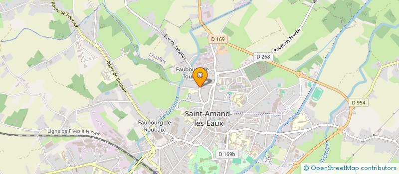 localisation de l'entreprise MADAME VIRGINIE HOUDART à SAINT-AMAND-LES-EAUX
