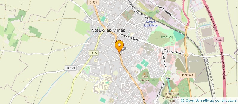 localisation de l'entreprise MADAME VIRGINIE HOUILLIEZ  NUX-LES-MINES