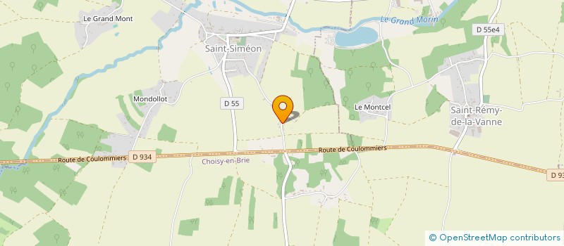 localisation de l'entreprise MADAME VIRGINIE HOULBERT  SAINT-SIMEON