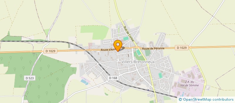 localisation de l'entreprise MADAME VIRGINIE HOURDEAU à VILLERS-BRETONNEUX