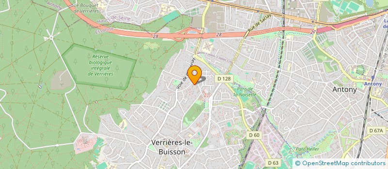 localisation de l'entreprise MADAME VIRGINIE HUA à VERRIERES-LE-BUISSON