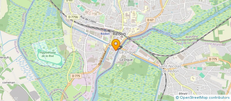 localisation de l'entreprise MADAME VIRGINIE HUARD  REDON