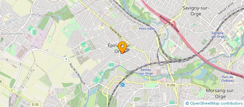 localisation de l'entreprise MADAME VIRGINIE HUBERT à EPINAY-SUR-ORGE