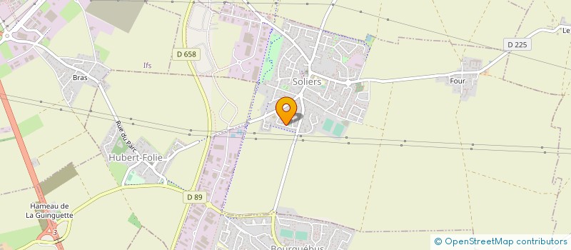 localisation de l'entreprise MADAME VIRGINIE HUGUET  SOLIERS