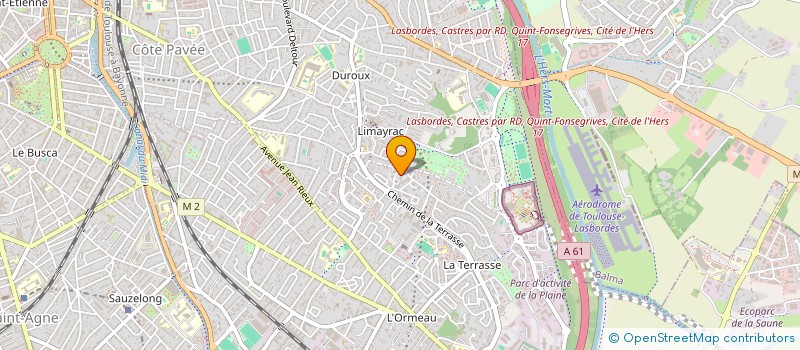 localisation de l'entreprise MADAME VIRGINIE HUILLET à TOULOUSE