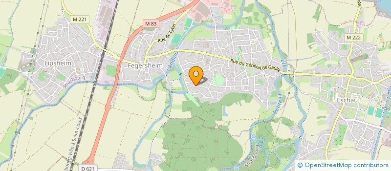 localisation de l'entreprise MADAME VIRGINIE IACAZZI  FEGERSHEIM