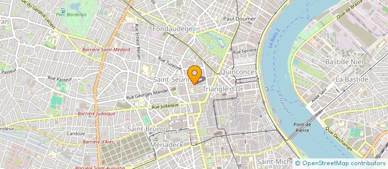 localisation de l'entreprise MADAME VIRGINIE IM  BORDEAUX