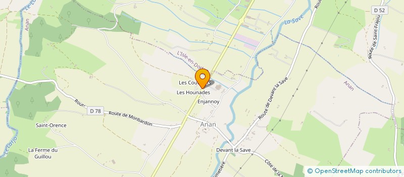 localisation de l'entreprise MADAME VIRGINIE IMBERT  ANAN