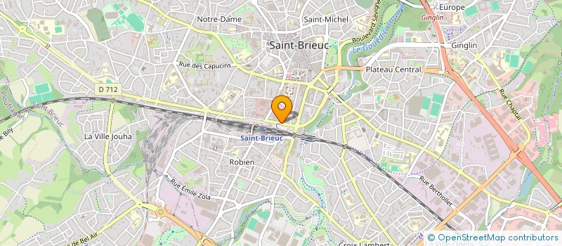 localisation de l'entreprise MADAME VIRGINIE INGOAT à SAINT-BRIEUC