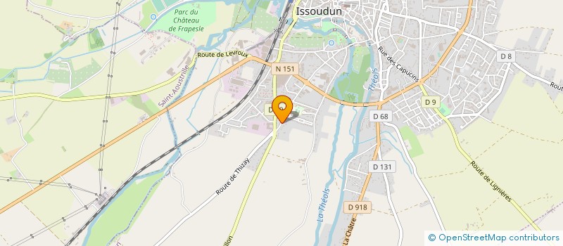 localisation de l'entreprise MADAME VIRGINIE ISABELLE SAUVETRE à ISSOUDUN