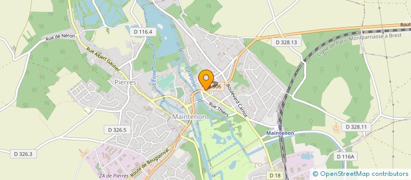 localisation de l'entreprise MADAME VIRGINIE ISAMBERT à MAINTENON