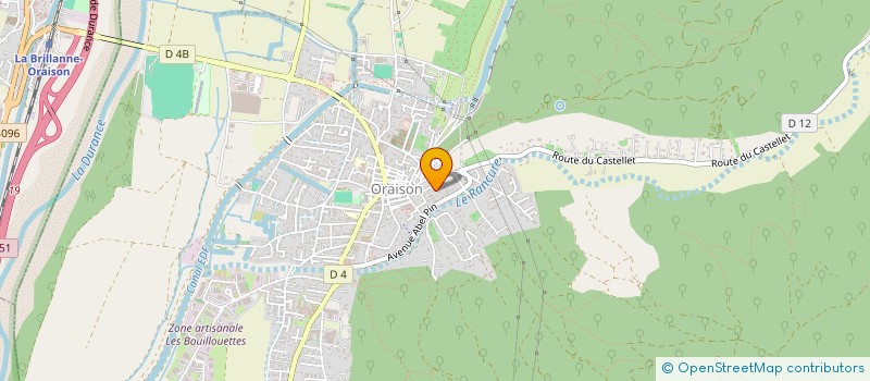 localisation de l'entreprise MADAME VIRGINIE ISNARD  ORAISON