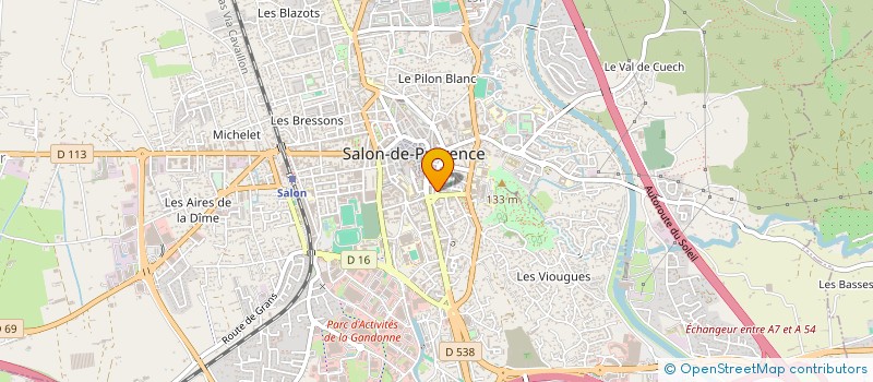 localisation de l'entreprise MADAME VIRGINIE ISNARD  SALON-DE-PROVENCE