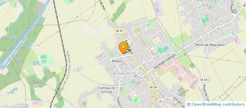 localisation de l'entreprise MADAME VIRGINIE JACQUINOD-LACARA  ANNULLIN