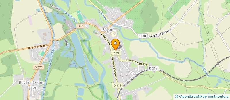 localisation de l'entreprise MADAME VIRGINIE JACQUOT  BAYON