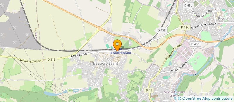 localisation de l'entreprise MADAME VIRGINIE JALLON  BEAUCROISSANT