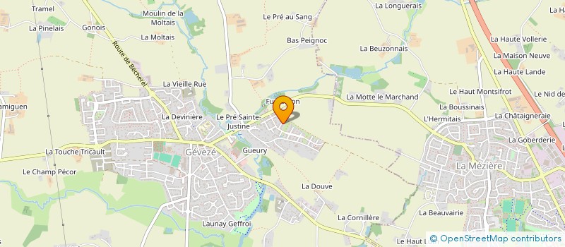 localisation de l'entreprise MADAME VIRGINIE JAMES à GEVEZE
