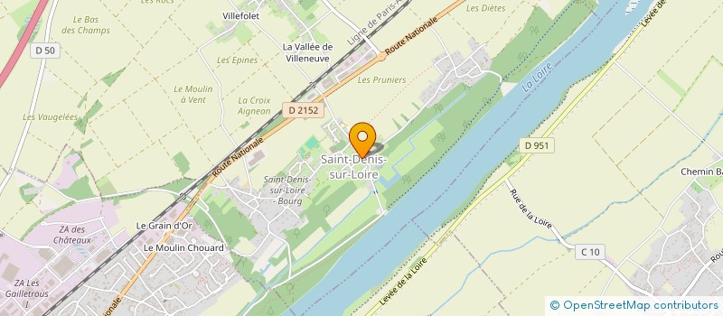 localisation de l'entreprise MADAME VIRGINIE JANVIER  SAINT-DENIS-SUR-LOIRE