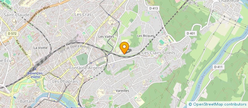 localisation de l'entreprise MADAME VIRGINIE JARAND  BESANCON