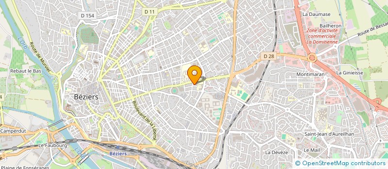 localisation de l'entreprise MADAME VIRGINIE JAULENT à BEZIERS