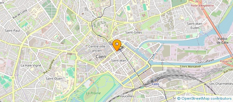 localisation de l'entreprise MADAME VIRGINIE JEAN à CAEN