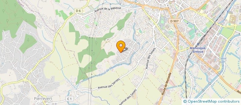 localisation de l'entreprise MADAME VIRGINIE JEAN à MANOSQUE