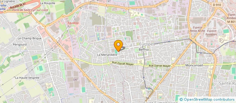 localisation de l'entreprise MADAME VIRGINIE JOLIVET  TOURS