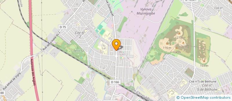 localisation de l'entreprise MADAME VIRGINIE JOMBART  BULLY-LES-MINES