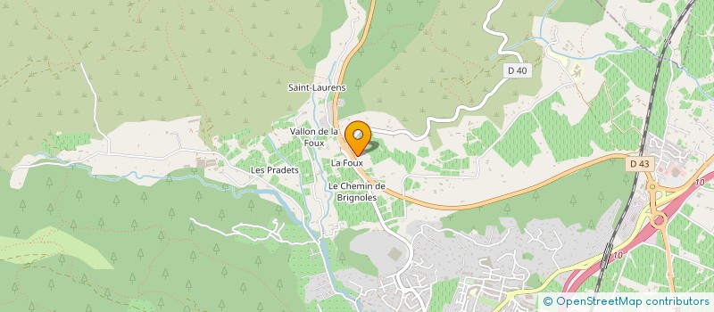 localisation de l'entreprise MADAME VIRGINIE JOUANNEAULT  CUERS