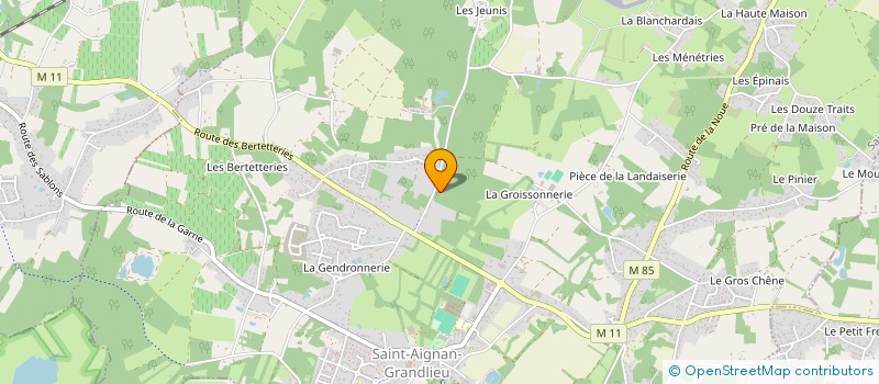 localisation de l'entreprise MADAME VIRGINIE JOUBERT  SAINT-AIGNAN-GRANDLIEU