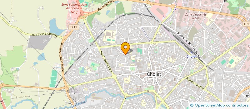 localisation de l'entreprise MADAME VIRGINIE JULIENNE à CHOLET