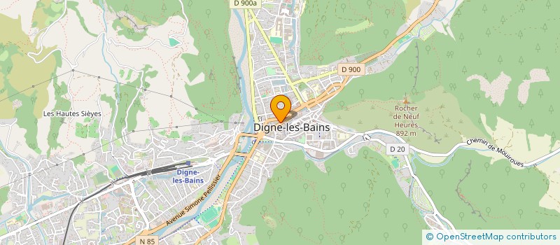 localisation de l'entreprise MADAME VIRGINIE KAUK à DIGNE-LES-BAINS