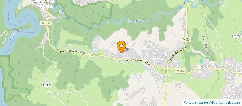 localisation de l'entreprise MADAME VIRGINIE KECHROUD  SAINT-ETIENNE