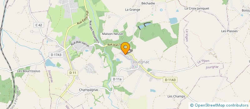 localisation de l'entreprise MADAME VIRGINIE KELLER à JOURGNAC