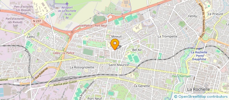 localisation de l'entreprise MADAME VIRGINIE KESSLER à LA ROCHELLE