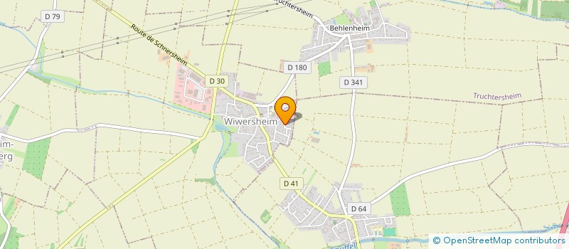 localisation de l'entreprise MADAME VIRGINIE KLEIN  WIWERSHEIM