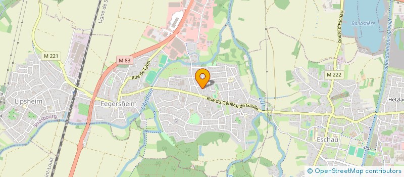 localisation de l'entreprise MADAME VIRGINIE KLETHI  FEGERSHEIM