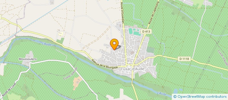 localisation de l'entreprise MADAME VIRGINIE KLOPP  CUXAC-D'AUDE