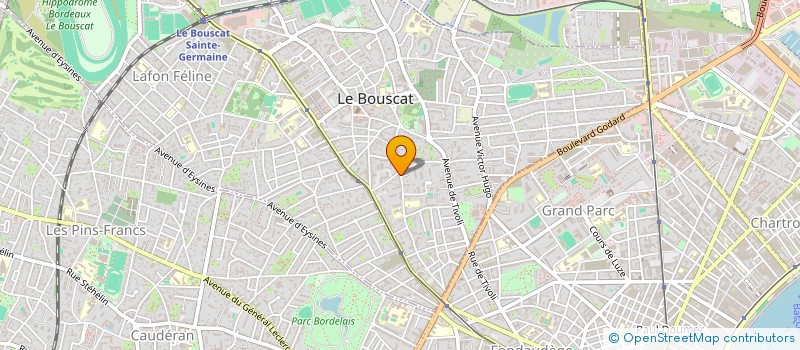 localisation de l'entreprise MADAME VIRGINIE KNAP à LE BOUSCAT