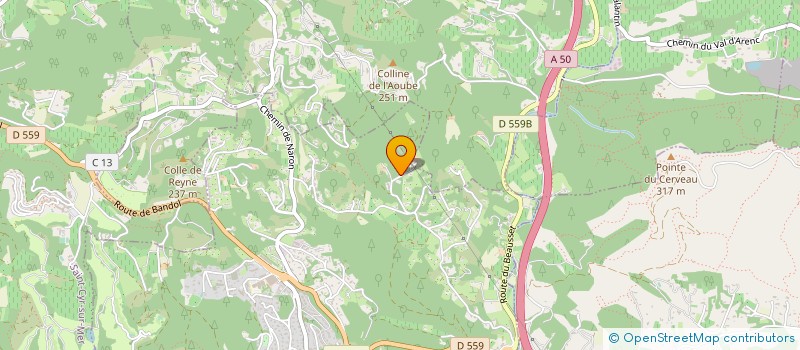 localisation de l'entreprise MADAME VIRGINIE KNEBEL  BANDOL