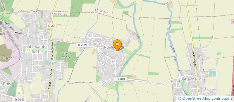 localisation de l'entreprise MADAME VIRGINIE KNUCHEL  RUELISHEIM