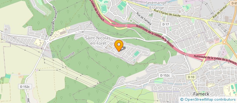 localisation de l'entreprise MADAME VIRGINIE KOBY  HAYANGE