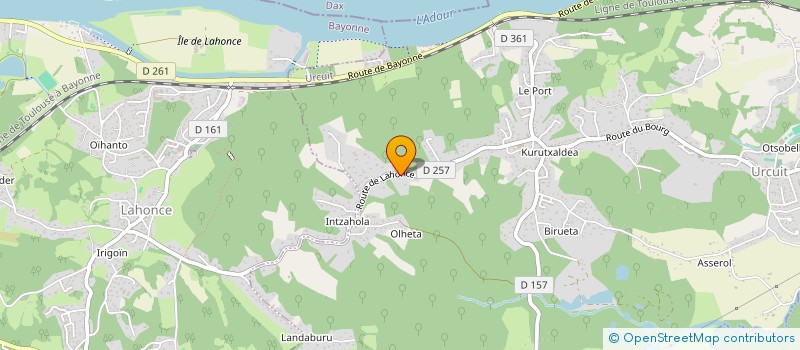 localisation de l'entreprise MADAME VIRGINIE KOESSLER  URCUIT