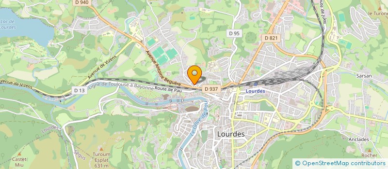 localisation de l'entreprise MADAME VIRGINIE KOKOT à LOURDES
