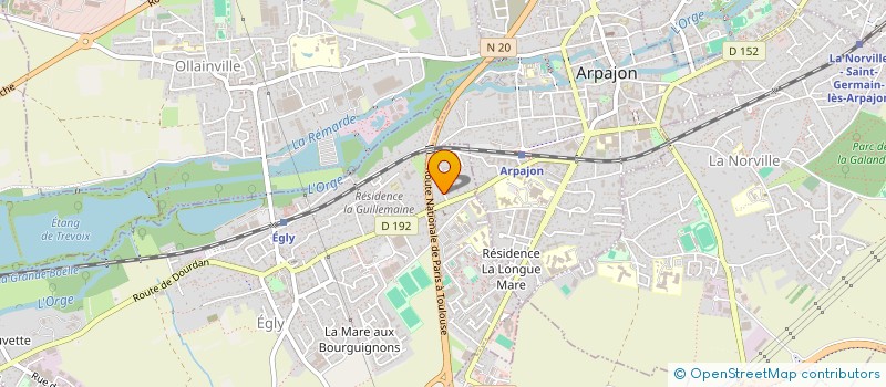 localisation de l'entreprise MADAME VIRGINIE KULUMBO  EGLY