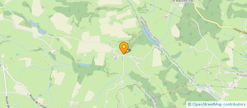 localisation de l'entreprise MADAME VIRGINIE LABBE  LA CHAPELLE-AU-MANS