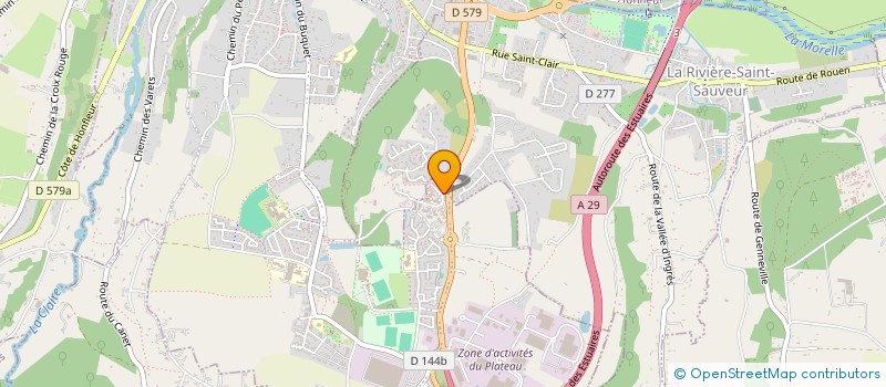 localisation de l'entreprise MADAME VIRGINIE LACAILLE  HONFLEUR