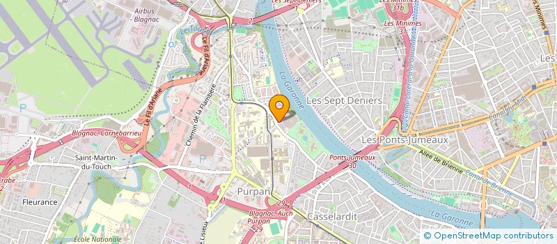 localisation de l'entreprise MADAME VIRGINIE LAFABRIE  TOULOUSE