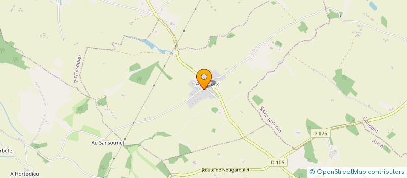 localisation de l'entreprise MADAME VIRGINIE LAFONT  AUGNAX